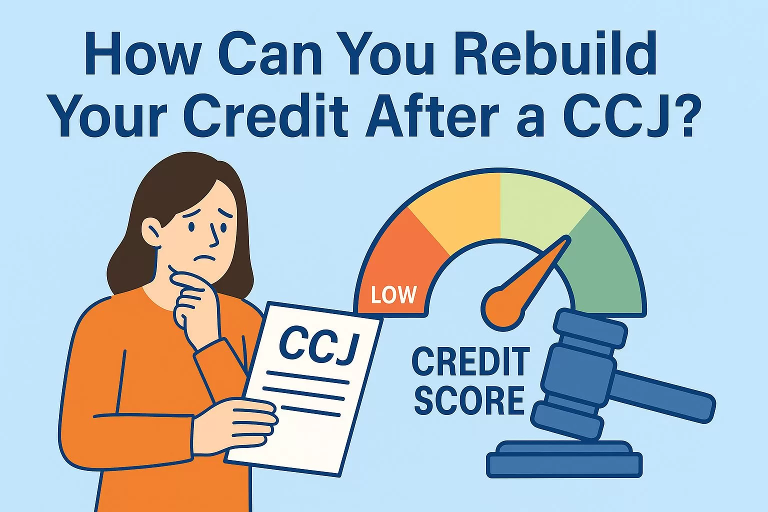 How Can You Rebuild Your Credit After a County Court Judgment (CCJ)?