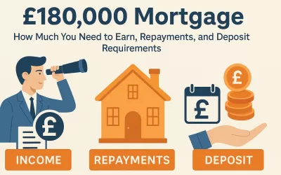 £180,000 Mortgage: How Much You Need to Earn, Repayments, and Deposit