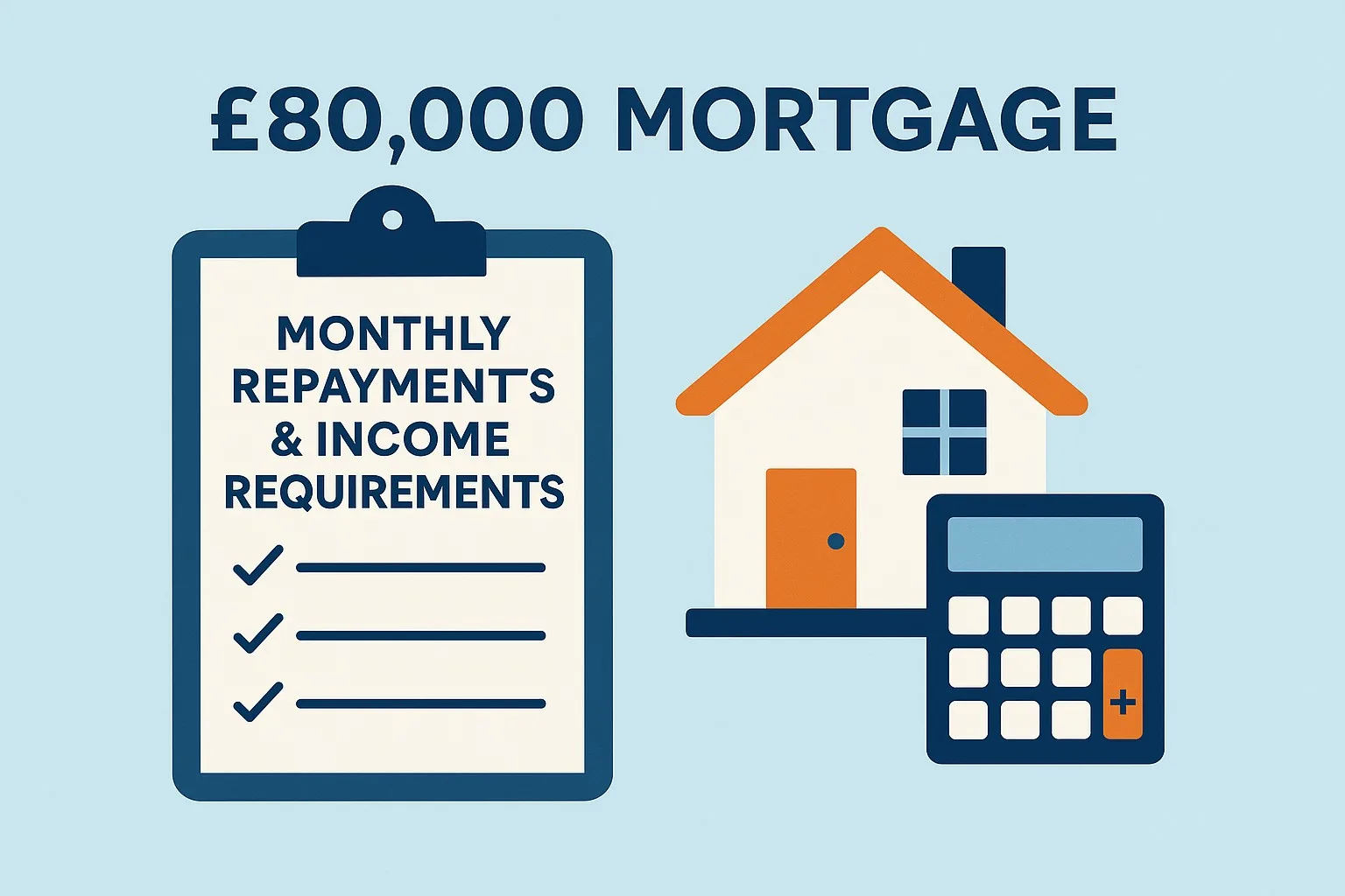 £80,000 Mortgage – Monthly Repayments, Salary Needed & Affordability Explained